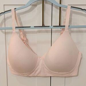 Aerie Women's Soft Pink Bra (No Underwire)